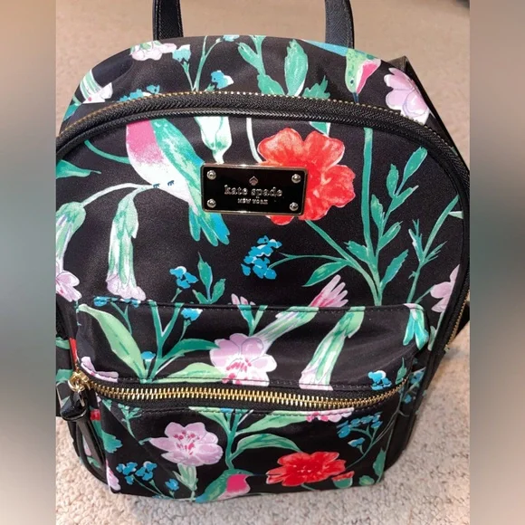 Kate Spade Floral Backpack - Picture 2 of 7